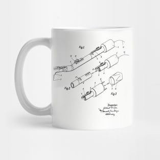 Dentist Drill Vintage Patent Hand Drawing Mug